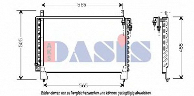 AKS DASIS 122790n -  Конденсатор, кондиционер